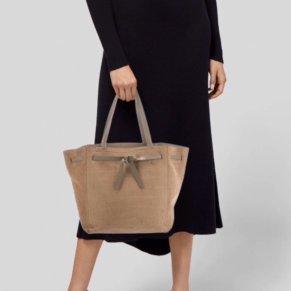 Celine Cabas Phantom Suede Belted Bag - Picture 16 of 16